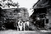 Pinhole Photo of BarHags and HartCools at Deering Barn