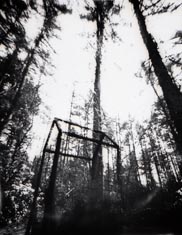 pinhole photo of memory house fire